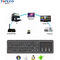 Deft design T6 2.4G Fly mouse mini wireless airmouse keyboard with touchpad