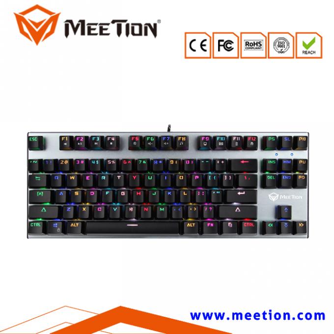 Con mejores ventas refresque el teclado mecánico de aluminio del juego de ordenador del diseño de los accesorios de la Anti-imagen secundaria completa de alta calidad de las llaves