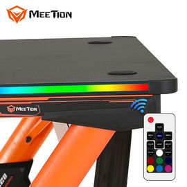 MeeTion DSK20 Gaming Luminous Led Light RGB Racing Gamer Desk Pro Adjustable Desktop Computer Table PC Desk