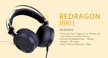 Redragon H901 Wired Gold-plated USB Adjustable Stereo Gaming Headset