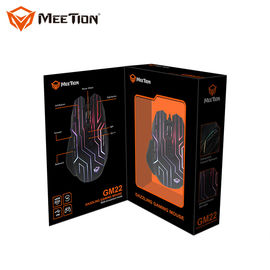 Tecleos de MeeTion GM22 barato seis llevaron ratón macro ligero atado con alambre óptico ligero del juego de los ratones del videojugador del Usb 7D de los conductores del jugador el favorable